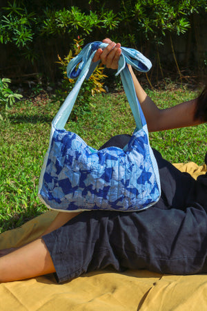 reSunki x RIOtaso Scrappy Bag in Butterfly Pea